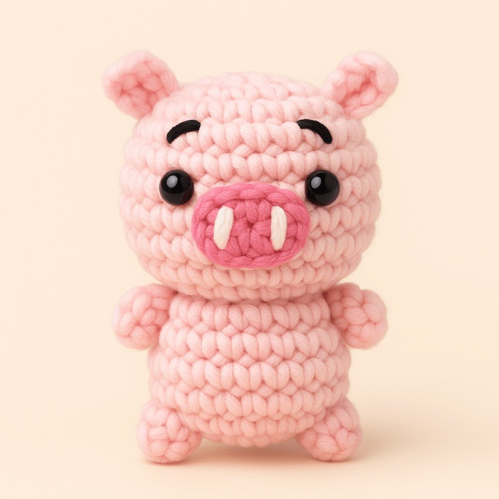 Purcelul Pipo - Kit Premium Crosetat